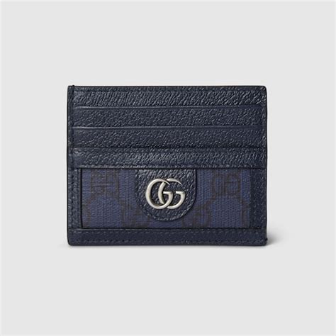 Gucci Ophidia Gg Kartenetui In Blue .